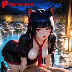 ai_assisted ai_generated black_hair boobs_out breasts breasts_out cat_ears cute cute_face detailed_background doggy_style domination female female_focus female_human female_only gate_-_jieitai_ka_no_chi_nite_kaku_tatakaeri goth legs light-skinned_female light_body light_skin long_hair more_at_source nipples patreon pink_nipples pussy pussy_juice pussy_juice_drip red_eyes rory_mercury samandraai sex sex_from_behind sexy sexy_armpits sexy_clothing sexy_dress sexy_female tits_out uncensored wet wet_body wet_clothes wet_clothing wet_pussy wet_skin