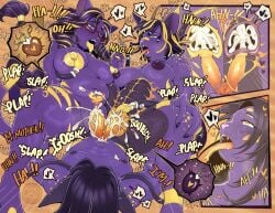 2_penises animal_genitalia animal_penis anthro bodily_fluids braided_hair breasts brother_(lore) brother_and_sister_(lore) cum cum_in_uterus cum_inside dalipuff daughter_(lore) digital_media_(artwork) english_text eyewear father_(lore) father_and_child_(lore) father_and_daughter_(lore) felid feline female female_penetrated forked_tongue fur genital_fluids genitals glasses group group_sex hair hair_jewelry hand_holding hemipenes humanoid_genitalia humanoid_vulva hybrid_anthro impregnation impregnation_view inbred_(lore) incest_(lore) internal internal_vaginal male male/female male_penetrating male_penetrating_female mammal mother_(lore) mother_and_child_(lore) mother_and_daughter_(lore) mother_and_son_(lore) multi_eye multi_genitalia multi_penis multi_tail multicolored_hair multigenerational_incest_(lore) nipple_frottage nipples onomatopoeia open_mouth ovum ovum_with_heart parent_(lore) parent_and_child_(lore) parent_and_daughter_(lore) parent_and_son_(lore) penetration penis pit_organ pubic_tattoo purple_body purple_fur purple_hair saliva saliva_string sex sibling_(lore) sister_(lore) son_(lore) sound_effects sperm_cell sperm_cell_with_multiple_tails tail tattoo tentacle text threesome tongue tongue_out two_tone_hair uterus uterus_view vulva yellow_eyes