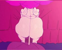 1boy anal animated chocovania_(character) cum cum_in_pussy cum_inside female horns imp impregnation meweeze no_sound original original_character sex smaller_female tagme video