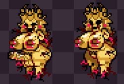 'the big_breasts blonde_female coronation_day_(creepypasta) exposed_nerve_ending futanari heels hogsegx horns house_of_horrorbrews mario_(series) nipple_piercing nipples nude pixel_art princess_peach princess_peach_(coronation_day) pussy sixycherry sprite sprite_art sprite_edit super_mario_bros. super_mario_world tagme thick_thighs