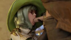16:9 3d animated armored_boots armored_female armored_gloves black_desert black_desert_online blender blowjob clothed clothed_female eyewear fellatio female female_focus glasses green_hair hand_on_penis hat ingame_model male male_out_of_frame no_sound notablyfishy on_knees oral oral_sex penis player_character short_video shorter_than_10_seconds sucking sucking_penis tagme tavern thighs video witch witch_(black_desert) witch_hat