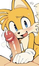 2_tails 2boys 2d aged_up ai_assisted ai_generated blush cum facejob fox gay human_on_anthro male_only miles_tails_prower penis_on_face pov sega sonic_(series) sonic_the_hedgehog_(series) tails_the_fox yaoi young