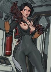 arachnophilia bad_end female interspecies light-skinned_female monster monster_on_female spider zerogravitas zoophilia