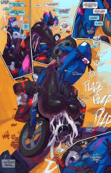 1boy 1girls 2_penises after_sex anal anal_insertion anal_penetration anal_sex arcee arcee_(prime) bare_arms bare_legs bare_shoulders bare_thighs big_breasts big_penis blowjob blush clanker clothed clothing color comic comic_page cum cum_drip cum_dripping cum_dripping_from_penis cum_in_ass cum_in_pussy cum_inside cumming cumming_while_penetrating cumshot embarrassed english_text fellatio female fred_perry hand_on_penis hi_res huge_cock imminent_sex jack_darby large_breasts looking_pleasured male male/female male_penetrating massive_penis moaning oral oral_sex orgasm orgasm_face page_17 penetration penile_penetration penis_in_pussy pleasure_face pussy pussy_juice robot robot_boy robot_girl robot_humanoid robot_joints robotic_arm sex standing stomach_bulge sucking sucking_penis text text_bubble thick_thighs train transformers transformers_prime vaginal_penetration wet wet_pussy