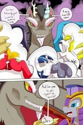 anal anal_sex antlers armor big_macintosh_(mlp) blue_eyes bolt_striker castle comic cutie_mark discord_(mlp) draconequus duo equine erection fan_character fangs feral friendship_is_magic fur gaping gay horn horse magic male mammal masturbation muscles my_little_pony oral pegasus penetration penis pony prince_blueblood_(mlp) red_eyes royal_guard_(mlp) saurian_(artist) sex shining_armor_(mlp) teasing tongue unicorn wings