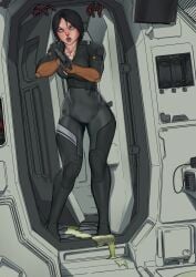 arachnophilia bad_end female interspecies light-skinned_female monster monster_on_female spider zerogravitas zoophilia