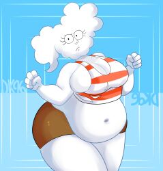 1girl belly big_belly big_breasts chubby chubby_belly chubby_female cloud_girl cloudy_jay daisykitty96 female female_only regular_show solo