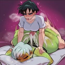 ai_generated cheelai dragon_ball futa_on_female light-skinned_futanari lovelyzen videl