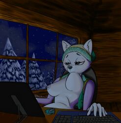 1girls art breasts canine dog_girl domestic_dog drawing everest_(paw_patrol) female female_sucking_breast femele furry furry_female hot_girl nude_female only_furry paw_patrol sexy_body sexy_female sucking white_body white_fur