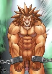 bomb_(artist) feline leo_(red_earth) lion male male_only mammal red_earth solo