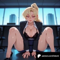 1girls absurd_res absurdres ai_generated artist_name ass bangs big_ass big_breasts blonde-haired_female blonde_female blonde_hair blonde_hair_female blurred_background blurry_background breasts brown_eyes cartoon cartoony depth_of_field female female_focus hi_res high_quality high_resolution highres jujutsu_kaisen large_ass large_breasts long_hair odexai parted_bangs patreon patreon_link patreon_url patreon_username small_waist solo_focus straight thick_thighs thin_waist tsukumo_yuki_(jujutsu_kaisen) wide_hips yellow_hair yuki_tsukumo