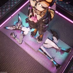 1:1 3d_(artwork) absurd_res animal_genitalia animal_penis anthro anthro_on_anthro arms_tied ball_crush ball_squeeze balls biped black_body black_boots black_clothing black_footwear black_fur black_shoes blender_(artwork) blender_cycles_(artwork) blue_body blue_fur blue_penis bodily_fluids bondage boot_on_balls boot_on_penis boots bottomwear bound canid canine canine_genitalia canine_penis canis claws clothed clothing cock_and_ball_torture cockbox crush cuff_(restraint) cum cum_dripping_from_penis cum_on_penis depth_of_field digital_media_(artwork) dominant dragonplayer dragonplayer_(character) duo erection feet flat_balls foot_crush foot_fetish foot_on_balls foot_on_penis foot_play footwear fox fur genital_fluids genital_torture genitals goth_boots grey_body grey_fur hair hi_res hindpaw hybrid inside jex knot leather leather_boots leather_bottomwear leather_clothing leather_footwear leather_pants legs_tied legwear male male/male mammal metal_cuffs moan multicolored_body nude on_ground open_mouth orange_body orange_fur orgasm pain pants paws penile penis penis_squeeze pink_penis praurnfox reflection restraints rexouium sex shoes shoes_on slim slim_anthro slim_male slim_sub smile standing standing_on_balls strip_club submissive submissive_male tail torture trampling white_body white_fur