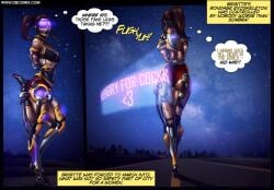 bondage boots brigitte captured comics crime_fighter domination dominatrix dronification fetish helpless humiliation latex lezdom maledom metal_bondage mind_control overwatch punishment ringgagged robot superheroine tank teen torment training transformation uniform