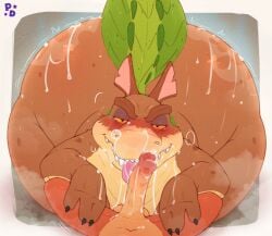 absurd_res activision after_anal after_sex anthro ass bandicoot big_butt bodily_fluids brown_body brown_fur bubble butt_from_the_front canid canine canis claws crash_(series) crash_bandicoot crocodile crocodilian cum cum_bubble cum_on_butt cum_on_face cum_on_penis dingo dingodile duo fangs front_view fur genital_fluids genitals half-closed_eyes hand_on_leg hand_on_legs hi_res hybrid licking lying male male/male mammal marsupial narrowed_eyes on_front oral orange_body orange_fur overweight overweight_anthro overweight_male penile penis penis_lick pony_dreaming reptile scalie sex sharp_teeth size_difference slightly_chubby slightly_chubby_male steam sweat teeth tongue yellow_sclera