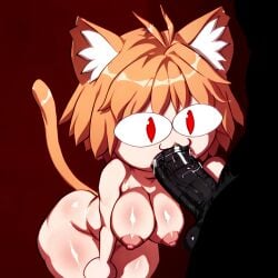 ai_generated ass big_breasts big_breasts big_penis big_thighs blowjob breasts breasts melty_blood neco-arc penis sexy_body thighs