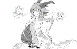 14:9 2018 animate_inanimate anthro blush breasts censor_bar censored chinese_description clenched_teeth duo erection evil_grin exclamation_point female fully_inside futanari gender_transformation genitals glans hair hand_on_butt hand_on_own_butt handjob herm hi_res horn human human_on_anthro human_to_anthro humanoid_genitalia humanoid_penis ineffective_censorship intersex interspecies living_clothing looking_at_genitalia looking_at_own_penis looking_at_penis looking_at_self male male/female male_human mammal masturbation monochrome motion_lines mtf_transformation mxl non-mammal_breasts non-mammal_hair nude penile penile_masturbation penis pussy scalie sex simple_background smile species_transformation spot_color standing tail takeover teeth transformation vore white_background yellow_eyes