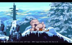 bear cum cum_in_pussy female_penetrated kincaid sex snow tagme the_adventures_of_kincaid video