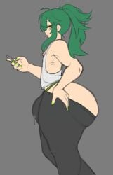 2d big_ass femboy huge_ass leaking_precum mctamagomaki nipples precum sweatpants tagme thong