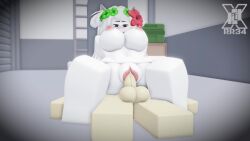 1boy 1boy1girl 1girls blushing content_creator cum_in_pussy deepthroat enjoying_rape flowi gun lilix_rr34 oral oral_sex rape raped reverse_cowgirl_position roblox robloxian tagme video white_body white_hair youtuber