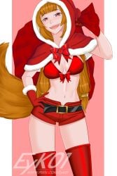 1girls christmas erotic_art eyk01 female holidays raphtalia santa_girl sexy_girl sfw solo tate_no_yuusha_no_nariagari