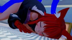 1boy1girl animated dante_kisaragi drunk_female drunk_sex female_penetrated netsuki red_hair robotic_arm sex sex_from_behind sleep_molestation sleep_sex sleeping tagme video virtual_youtuber vtuber