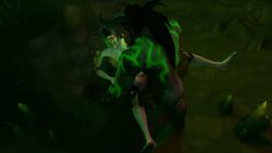 animated demon_hunter night_elf undead world_of_warcraft