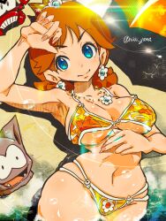 princess daisy from mario (series) by nikki yama