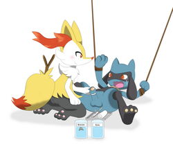 anthro bondage bound braixen canine circumcision clitoris cock_and_ball_torture cotton duo eyewear female femdom forced glasses helpless immobile knife lying male mammal mutilation nintendo operation penis pokémon_(species) pokemon pokemon_(species) pulling pussy ring riolu rope sitting straight string strings tears torture uncut video_games winick-lim