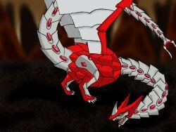 animal_genitalia avior avior_(bakugan) bakugan bakugan_(series) bakugan_battle_brawlers bodily_fluids claws cloaca cloaca_juice dragon european_mythology female feral genital_fluids genitals hi_res horn looking_at_viewer membrane_(anatomy) membranous_wings mythological_creature mythological_scalie mythology scalie shadeominus solo spikes spikes_(anatomy) tail western_dragon wings wyvern