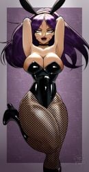 big_breasts big_breasts big_thighs big_titties bunny_ears bunny_girl bunny_girl_suit bunnysuit clothing curvaceous curvaceous_female curvaceous_figure curvy curvy_figure curvy_hips female female_focus female_only kai&#039;sa league_of_legends long_hair looking_at_viewer purple_hair riot_games srpizzooo