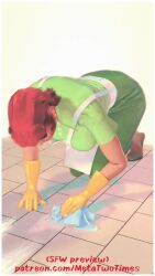 3d big_breasts cleaning dexter's_laboratory dexter's_mom female fully_clothed metameta/metatwotimes milf mother smile tagme video