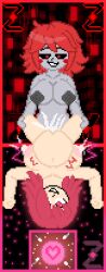 1futa 1girls bete_noire big_breasts big_penis breasts bulge cum cum_in_pussy cum_inside cumflation cumming female fertilization futa_on_female glitchtale glowing_hair holding_legs impregnation inflation laying_down penetration penis penis_in_pussy pixel_art player_(underplayer) pussy_penetration self_upload sperm sperm_cell underplayer undertale undertale_(series) undertale_au zixy