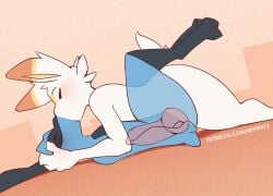 2d_animation anal anal_sex animal_genitalia animal_penis animated anthro anthrofied ass blush canine_genitalia canine_penis closed_eyes duo femboy femboy/femboy frame_by_frame from_front_position generation_4_pokemon generation_8_pokemon genitals internal kissing kissing_while_penetrated kissing_while_penetrating legs_up lying male male/male male_penetrated male_penetrating male_penetrating_male missionary_position nepentz nintendo nude on_back penetration penile penile_penetration penis penis_in_ass pokemon pokemon_(species) riolu scorbunny scut_tail sex short_playtime short_tail side_view simple_background tail x-ray_view