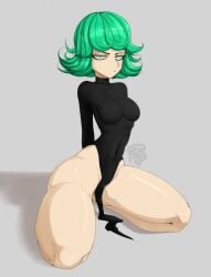 big_ass big_breasts big_butt big_thighs breasts curvaceous curvaceous_female curvaceous_figure curvy curvy_figure curvy_hips fat_ass female female_only green_hair looking_at_viewer one-punch_man short_hair srpizzooo tatsumaki