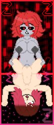 1futa 1girls bete_noire big_breasts big_penis breasts bulge female futa_on_female glitchtale holding_legs laying_down penetration penis penis_in_pussy pixel_art player_(underplayer) pussy_penetration self_upload underplayer undertale undertale_(series) undertale_au zixy