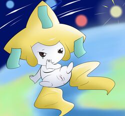 anus female humanoid jirachi nintendo pokemon pokemon_(species) pussy solo space video_games yumei