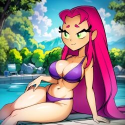 absurd_res absurd_resolution absurdres ai_generated ass big_ass big_breasts big_butt bikini bikini_bottom bikini_top blush blushed_face blushing_at_viewer blushing_female boomerang_(tv bra breasts bubble_ass bubble_butt busty busty_female busty_girl cartoon cartoon_network cartoony cats62 curvaceous curvaceous_female curvaceous_figure curvy curvy_body curvy_female curvy_figure curvy_hips dark-skinned_female dark_body dark_skin dc dc_comics ear embarrassed embarrassed_female exposed exposed_ass exposed_boobs exposed_breasts exposed_butt exposed_legs exposed_thighs eyebrows eyelashes eyeshadow eyewear fat_ass fat_butt female female_only from_side glistening glistening_ass glistening_body glistening_boobs glistening_breasts glistening_butt glistening_eyes glistening_legs glistening_skin glistening_thighs green_eyes half-closed_eyes hi_res high_quality high_resolution highres huge_ass huge_balls huge_boobs huge_breasts koriand'r large_ass large_boobs large_breasts large_butt legs legs_together looking_at_viewer looking_away looking_embarrased network) nipples panties pants pink_hair pool poolside purple_bikini purple_bikini_bottom purple_bikini_top purple_bra purple_panties seductive seductive_body seductive_eyes seductive_look seductive_mouth seductive_smile shiny shiny_ass shiny_body shiny_boobs shiny_breasts shiny_butt shiny_legs shiny_skin shiny_thighs side_view sideboob sitting slim_waist small_waist smile smiling smiling_at_viewer smooth_ass smooth_body smooth_butt smooth_legs smooth_skin smooth_thighs starfire tan tan-skinned_female tan_body tan_skin tanned tanned_skin teen_titans thick_thighs thighhighs thighs thin_waist warner_brothers water