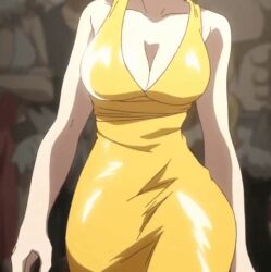 1girls animated dr.stone kohaku_(dr.stone) screencap tagme thighs walking