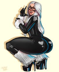 black cat (marvel) from marvel by crunchybeam