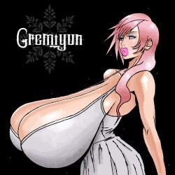 &eacute;clair_farron 1girls big_breasts big_lips bimbo bimbo_lips bimbofication blue_eyes busty curvaceous dissidia_final_fantasy eclair_farron final_fantasy final_fantasy_xiii final_fantasy_xiii-2 glossy gremiyun heavy_breasts large_breasts large_lips lightning_returns:_final_fantasy_xiii makeup natural_breasts pink_hair pink_lipstick pinup plump_lips procreate_(software) puffy_lips saggy_breasts shiny_skin skin_gloss solo solo_female stars