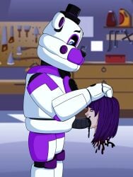 1girl age_difference aged_up animatronic animatronic_male artist_request at_night bleeding blood blood_drip blood_in_mouth blood_on_face blood_stain blowjob_face blowjob_only blue_eyes bow brown_eyes corpse corpse_fuck count_the_ways creepy_bloody_kitty cruelty cum_drip cum_in_mouth death decapitation fazbear's_fright fazbear_fright fazbear_frights fellatio female_death five_nights_at_freddy's five_nights_at_freddy's:_sister_location fnaf fnaf_sister_location funtime_freddy funtime_freddy_(fnafsl) gore goth goth_girl guro hand_on_head hat hat_bow human human_and_robot human_death lost_head male male/female mechanical_penis millie millie_fitzsimmons my_art necrophilia night oil oiled open_mouth penis pleasure pleasured pleasured_male purple_hair robophilia robot robot_penis severed_head size_difference small_breasts smaller_female workshop