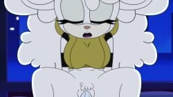 1girls 2d 2d_animation animated big_breasts breasts_bounce cintraarts closed_eyes cowgirl_position dildo dildo_in_pussy idw_comics lanolin_the_sheep no_sound pussy riding_dildo sex sonic_(series) sonic_the_hedgehog_(series) tagme video