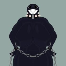 chain chomp from mario (series) by justfoxyyyy