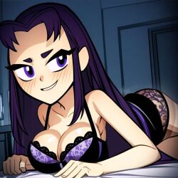 absurd_res absurd_resolution absurdres ai_generated ass bed big_ass big_breasts big_butt black_bra blackfire blush blushed_face blushing_at_viewer blushing_female boomerang_(tv bra breasts bubble_ass bubble_butt busty busty_female busty_girl cartoon cartoon_network cartoony cats62 curvaceous curvaceous_female curvaceous_figure curvy curvy_body curvy_female curvy_figure curvy_hips dark_purple_eyes dark_purple_hair dc dc_comics ear exposed exposed_ass exposed_boobs exposed_breasts exposed_butt exposed_legs exposed_thighs eyebrows eyelashes eyeshadow eyewear fat_ass fat_butt female female_only front_view glistening glistening_ass glistening_body glistening_boobs glistening_breasts glistening_butt glistening_eyes glistening_legs glistening_skin glistening_thighs half-closed_eyes half-dressed half_naked half_nude hi_res high_quality high_resolution highres huge_ass huge_balls huge_boobs huge_breasts koriand'r large_ass large_boobs large_breasts large_butt legs long_hair looking_at_viewer lying lying_down lying_on_bed lying_on_stomach network) nipples on_bed open_mouth purple_bra purple_eyes purple_hair seductive seductive_body seductive_eyes seductive_look seductive_mouth seductive_smile shiny shiny_ass shiny_body shiny_boobs shiny_breasts shiny_butt shiny_legs shiny_skin shiny_thighs sideboob slim_waist small_waist smile smiling smiling_at_viewer smooth_ass smooth_body smooth_butt smooth_legs smooth_skin smooth_thighs teen_titans thick_thighs thighhighs thighs thin_waist warner_brothers
