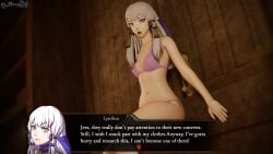 1girls 3d against_door armpits bangs bare_arms bare_shoulders bare_thighs blunt_bangs book bookshelf bra breasts candle collarbone corruption dochaunt24 door english_text escape female female_only femdom femsub fire fire_emblem fire_emblem:_three_houses hiding humiliation indoors library long_hair looking_back lysithea_von_ordelia mind_control navel nintendo open_mouth panties pink_eyes post-timeskip purple_bra purple_panties rape resisting revealing_clothes searching shoulders slave slumped small_breasts solo stomach story_at_source text text_box thighs underwear white_hair yuri
