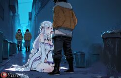 emilia (re:zero) from re:zero kara hajimeru isekai seikatsu by yuri-jin