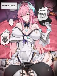 ... 2girls adoptive_parent_and_adoptive_child aemeath_(wuthering_waves) ahoge black_gloves breasts breasts_apart closed_mouth commentary elbow_gloves english_commentary english_text female_rover_(wuthering_waves) futanari futanari_pov gloves hair_ornament hand_up highres incest inseki large_breasts lengkuass leotard long_hair looking_at_viewer lying missionary mother_and_daughter multiple_girls on_back on_bed pink_hair pov rover_(wuthering_waves) sex spread_legs star-shaped_pupils star_(symbol) symbol-shaped_pupils tacet_mark_(wuthering_waves) thighs white_gloves white_leotard wuthering_waves yellow_eyes