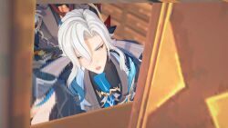 animated backshots gay gay_sex genshin_impact kiryuma male/male mosaic_censoring neuvillette_(genshin_impact) no_sound tagme video wriothesley_(genshin_impact) yaoi