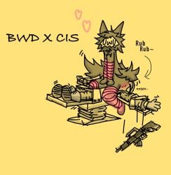 3d artist_request biological_waste_disposal_(tsc) colored_skin contained_infected_subject_(tsc) facesitting furry gun onomatopoeia roblox roblox_game robloxian sketch tagme text thunder_scientific_corporation_(fallingz1)