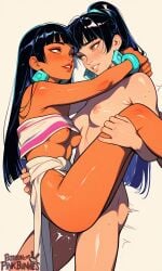 ai_generated areolae ass blush breasts chel completely_nude curvy female full_body hentai high_resolution highly_detailed large_breasts long_hair looking_at_viewer navel nipples nsfw nude open_mouth patreon pinkbunnies pussy rule34 seductive simple_background smile solo the_road_to_el_dorado thick_thighs thighs uncensored wide_hips